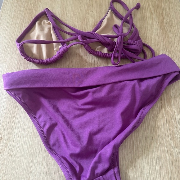 J crew Purple Bikini Set - Picture 3 of 6